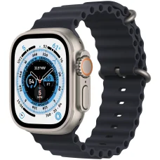Apple Watch Ultra 49mm Titanium Case with Midnight Ocean Band